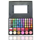 Paleta ilusão de ótica de 78 cores sombras, batom e blush